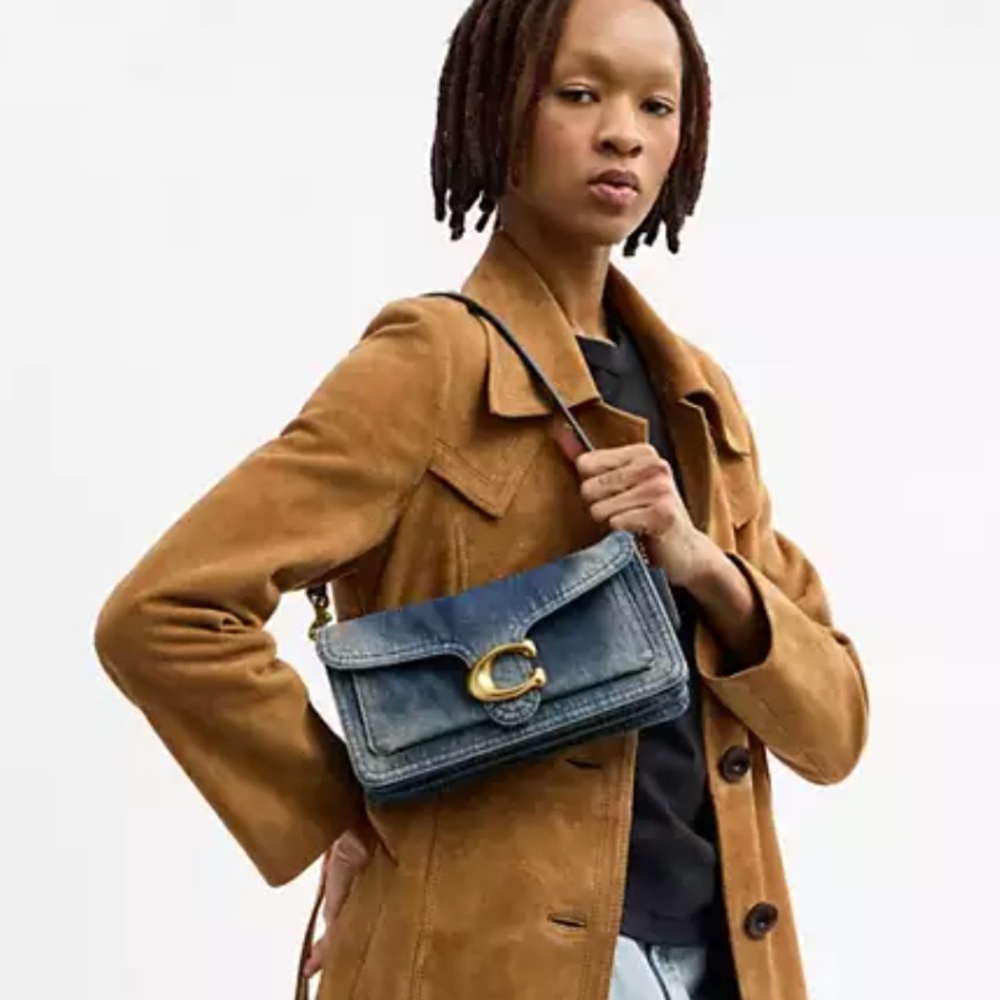 Coach Blue Denim tabby 26 Shoulder Bag